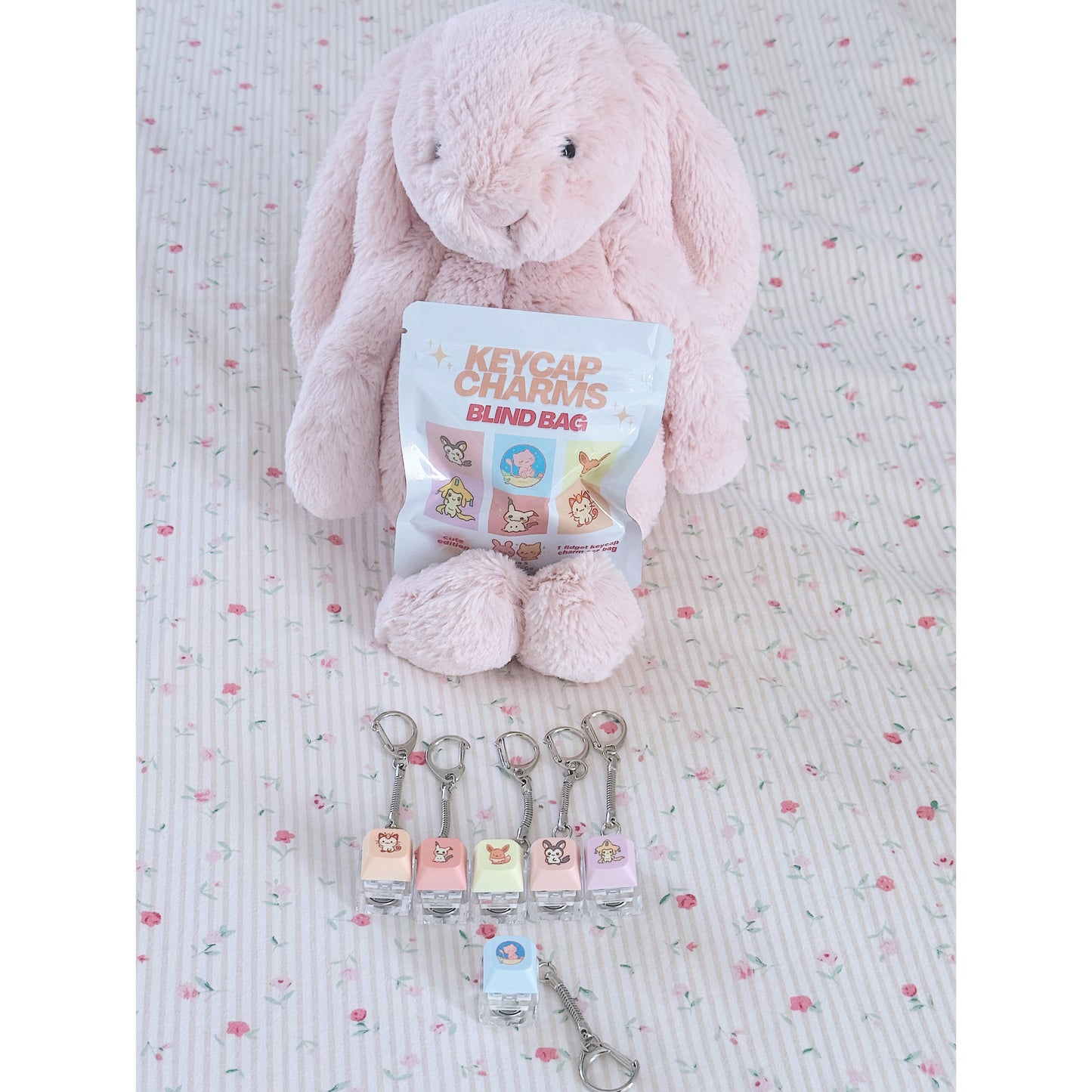 Cute Keycap Blind Bag Keychains