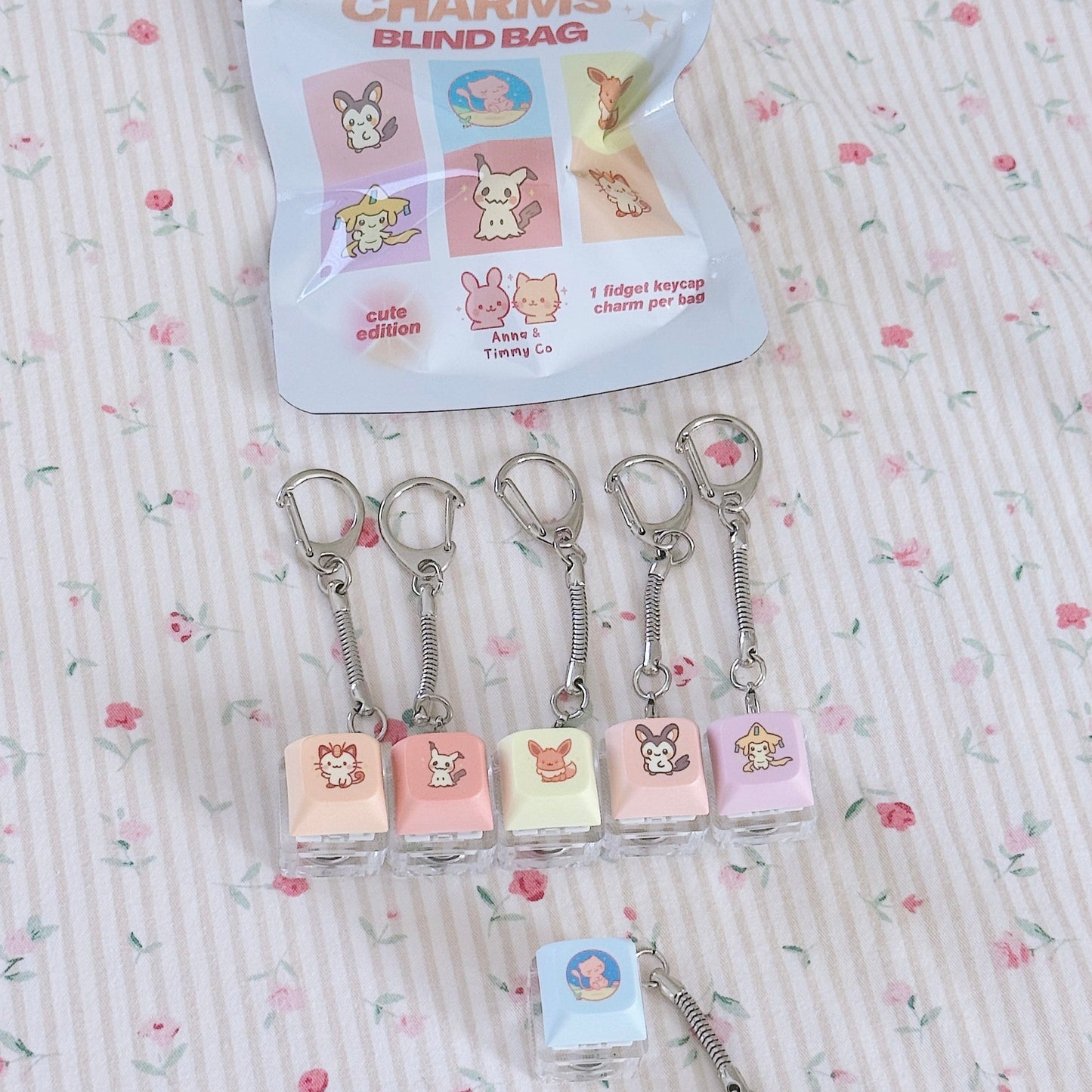 Cute Keycap Blind Bag Keychains